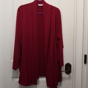 Red tunic/cardigan